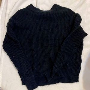 Black American eagle sweater
